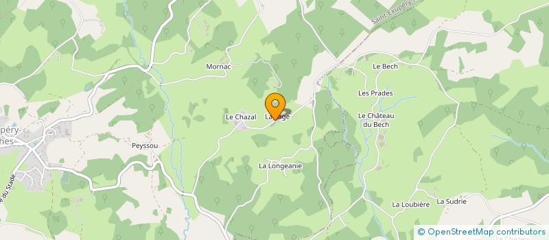 localisation de l'entreprise PEREL-PARRY  SAINT-PARDOUX-LE-VIEUX