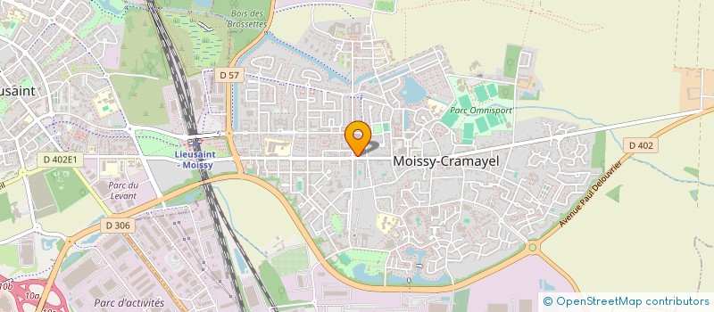 localisation de l'entreprise PERELI INT  MOISSY-CRAMAYEL