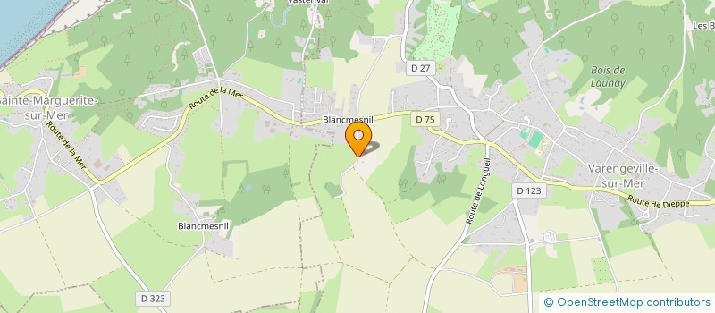 localisation de l'entreprise PERELLES IMMO à VARENGEVILLE-SUR-MER