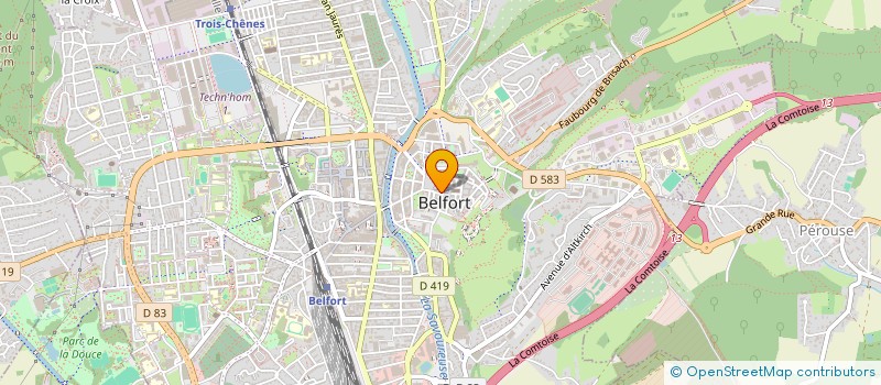 localisation de l'entreprise PERELLO SARL à BELFORT