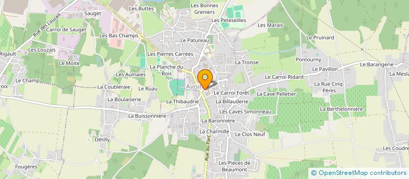 localisation de l'entreprise PEREN à AVOINE