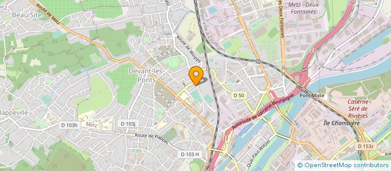 localisation de l'entreprise PEREN'HABITAT  METZ