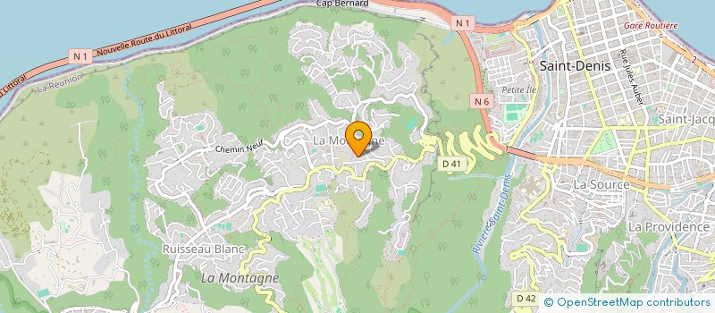 localisation de l'entreprise PERENNE INVEST à SAINT-DENIS
