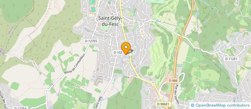 localisation de l'entreprise PERENNE RECORDS  SAINT-GELY-DU-FESC