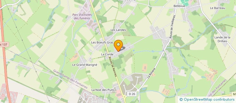 localisation de l'entreprise PERENNES & ASSOCIES à GRANDCHAMP-DES-FONTAINES