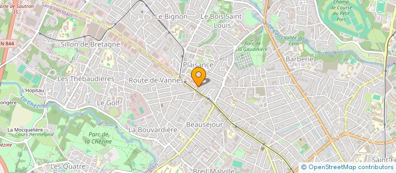 localisation de l'entreprise PERENNES HABITAT à NANTES