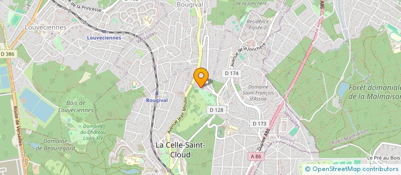 localisation de l'entreprise PERENNI'TEAM RSE  BOUGIVAL