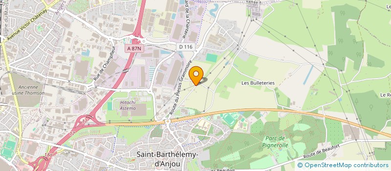 localisation de l'entreprise PERENNIA  SAINT-BARTHELEMY-D'ANJOU