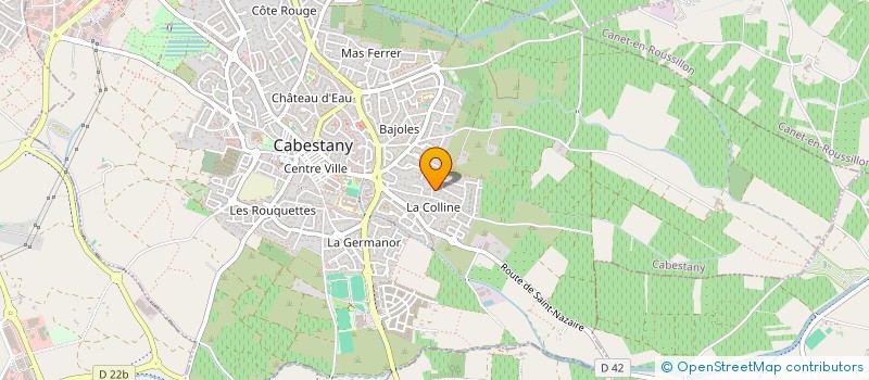 localisation de l'entreprise PERENTERRA HOLDING  CABESTANY