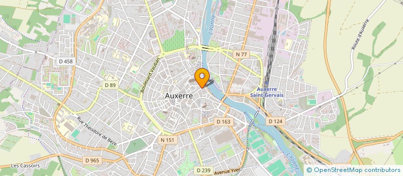 localisation de l'entreprise PERES-LEVISTE à AUXERRE