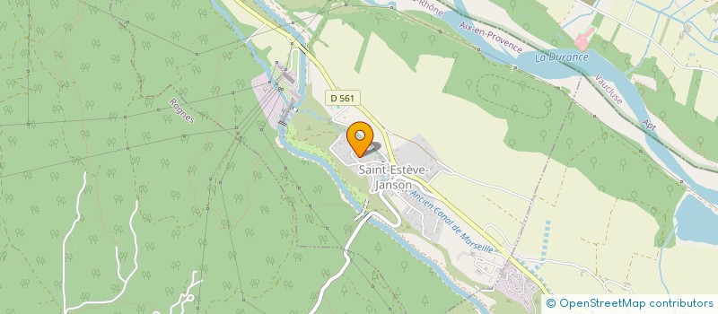 localisation de l'entreprise PERES SERVICES  SAINT-ESTEVE-JANSON