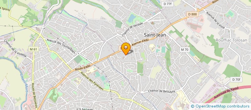 localisation de l'entreprise PERES SERVICES à PORTET-SUR-GARONNE