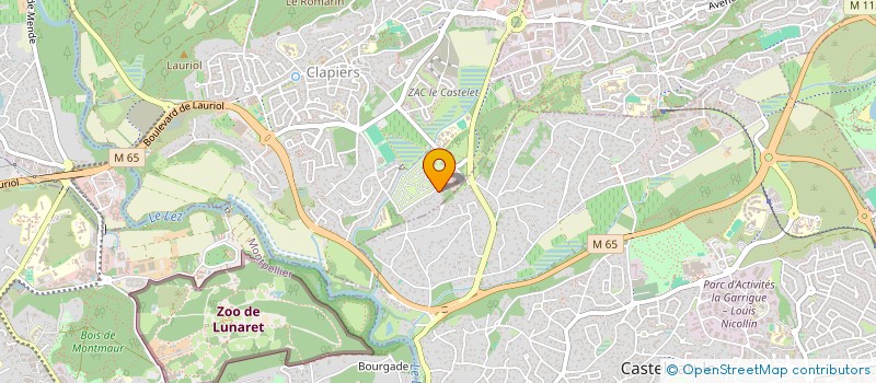 localisation de l'entreprise PERESKA  CLAPIERS