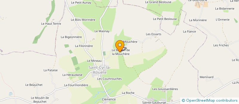 localisation de l'entreprise PERESKI à SAINT-CYR-LA-ROSIERE