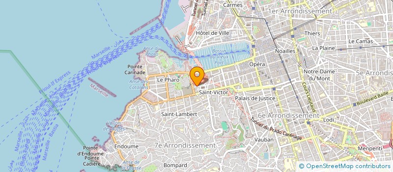 localisation de l'entreprise PERESTANIA à MARSEILLE