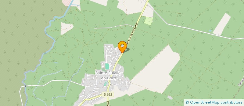 localisation de l'entreprise PERESTRELO  IMMO  SAINTE-EULALIE-EN-BORN