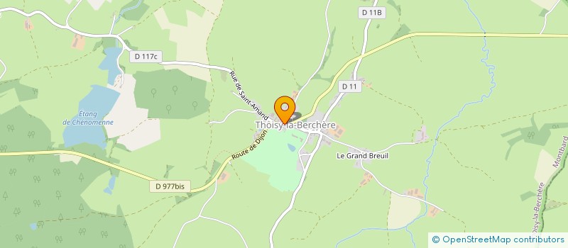 localisation de l'entreprise PERET  THOISY-LA-BERCHERE