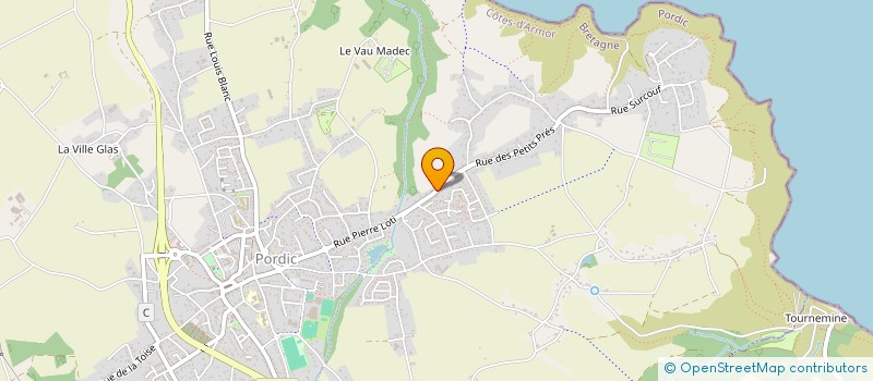 localisation de l'entreprise PERETTI-HOLDING  PORDIC