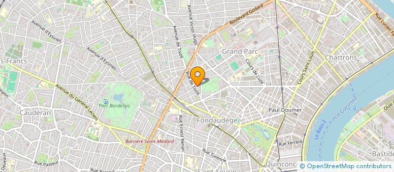 localisation de l'entreprise PEREY-SARRAZIN  BORDEAUX