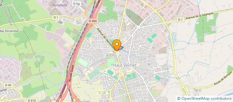 localisation de l'entreprise PEREZ  PERPIGNAN