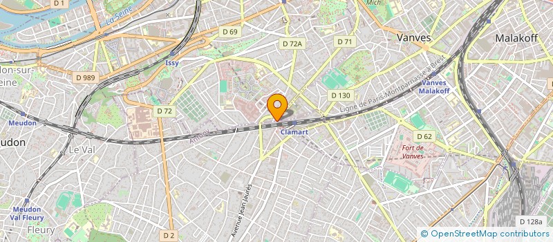 localisation de l'entreprise PEREZ-ATHON IND. à ISSY-LES-MOULINEAUX