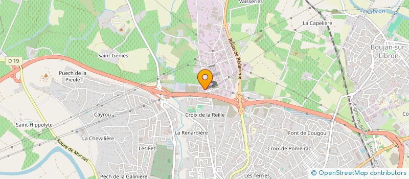 localisation de l'entreprise PEREZ AUTO CONCEPT  BEZIERS