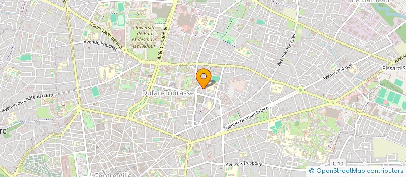localisation de l'entreprise PEREZ-BETBEZE à PAU