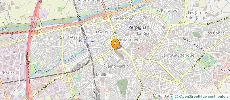 localisation de l'entreprise PEREZ C&D à PERPIGNAN