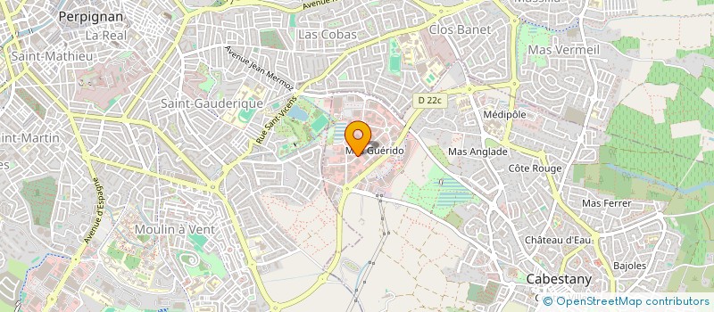 localisation de l'entreprise PEREZ CARRELAGES à CABESTANY