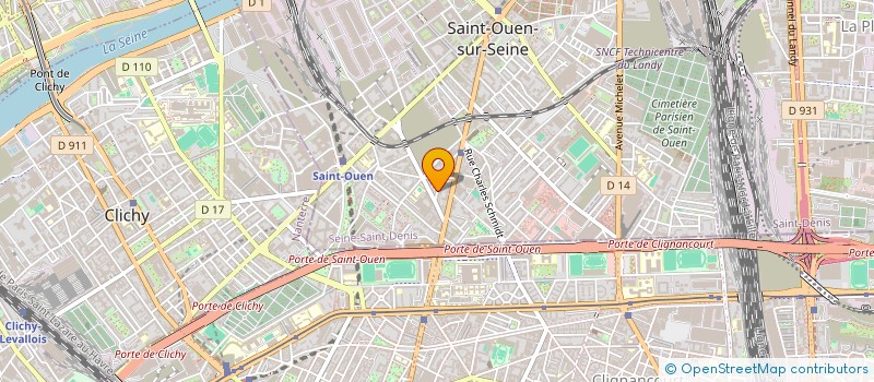 localisation de l'entreprise PEREZ DE BARRADAS INTERIEURS à SAINT-OUEN-SUR-SEINE