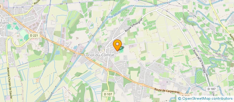 localisation de l'entreprise PEREZ-FISSEUX  LORIOL-DU-COMTAT