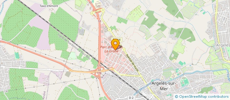localisation de l'entreprise PEREZ FREDERIC à ARGELES-SUR-MER