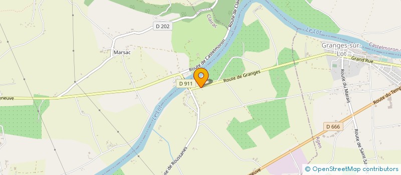 localisation de l'entreprise PEREZ FRERES à LAFITTE-SUR-LOT