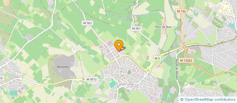 localisation de l'entreprise PEREZ HENRY SARL  LAVERUNE