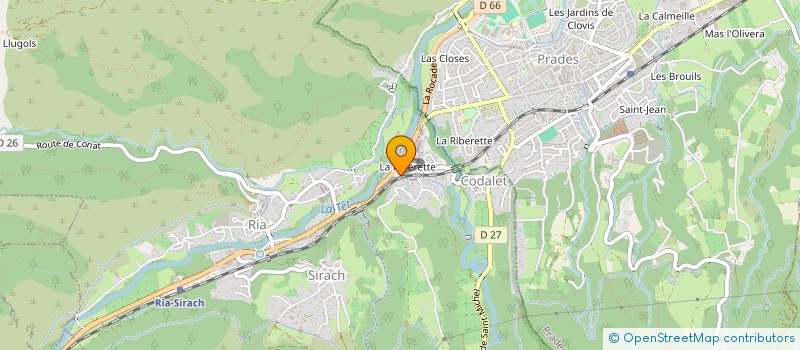 localisation de l'entreprise PEREZ INCO  RIA-SIRACH