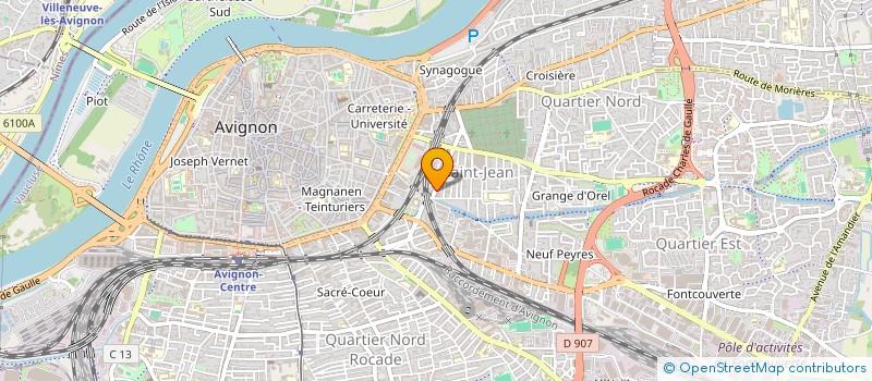 localisation de l'entreprise PEREZ/LINARES  AVIGNON