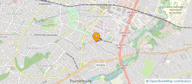 localisation de l'entreprise PEREZ MANUEL à COLOMIERS