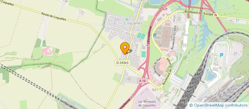 localisation de l'entreprise PEREZ MANUELA  COQUELLES