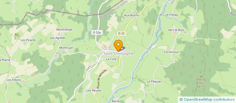 localisation de l'entreprise PEREZ PAYSAGE CONSTRUCTION  DEUX-GROSNES