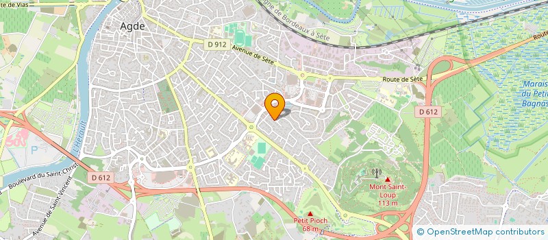 localisation de l'entreprise PEREZ RENOV FENETRES à AGDE