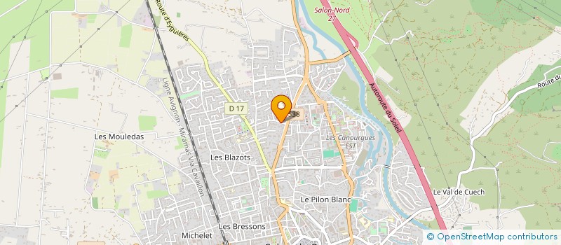 localisation de l'entreprise PERF 30 à SAINT-CYR-SUR-MER