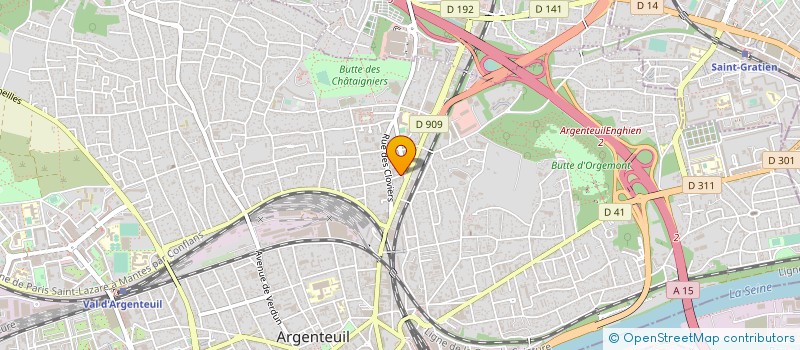 localisation de l'entreprise PERF  ARGENTEUIL