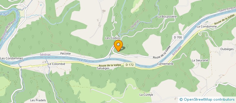 localisation de l'entreprise PERF  COURRIS