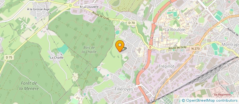 localisation de l'entreprise PERF AND TEAM  BESANCON