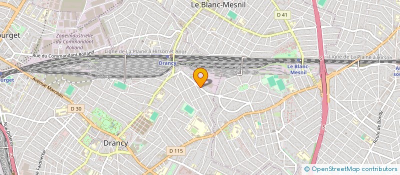 localisation de l'entreprise PERF'EVOLUT  DRANCY