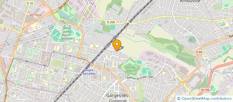 localisation de l'entreprise PERF'FORM à GARGES-LES-GONESSE