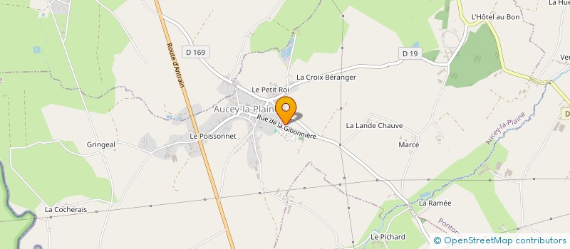 localisation de l'entreprise PERF'HOME DIAG  AUCEY-LA-PLAINE