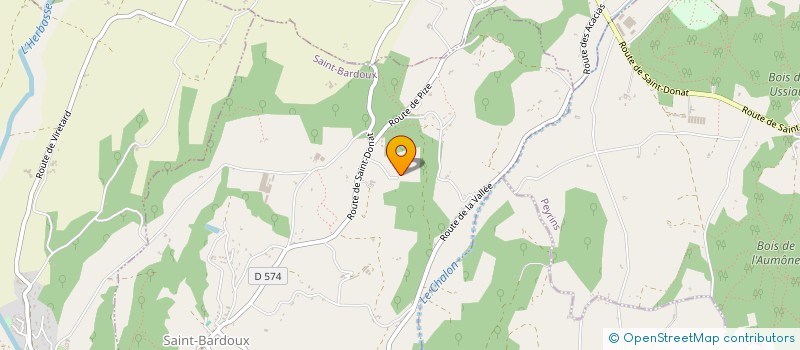 localisation de l'entreprise PERF JUDO 26  SAINT-BARDOUX