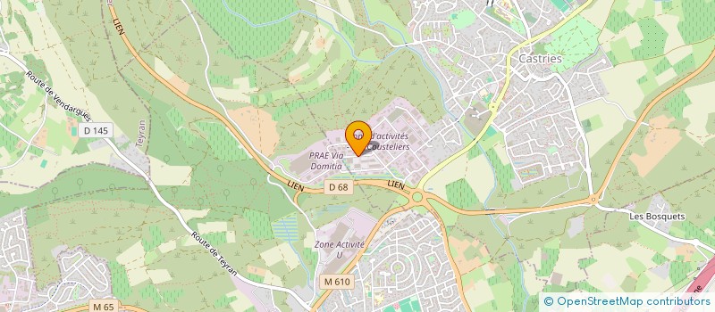 localisation de l'entreprise PERF NUT ASSISTANCE LANGUEDOC ROUSSILLON à CASTRIES