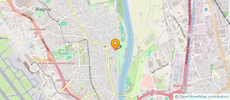 localisation de l'entreprise PERF TEAM à BLAGNAC